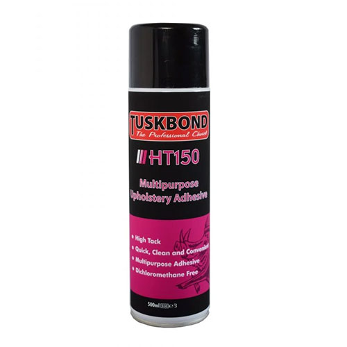 1 Tuskbond HT150 Multipurpose Upholstery Adhesive Glue - 500ml Aerosol - Image 1